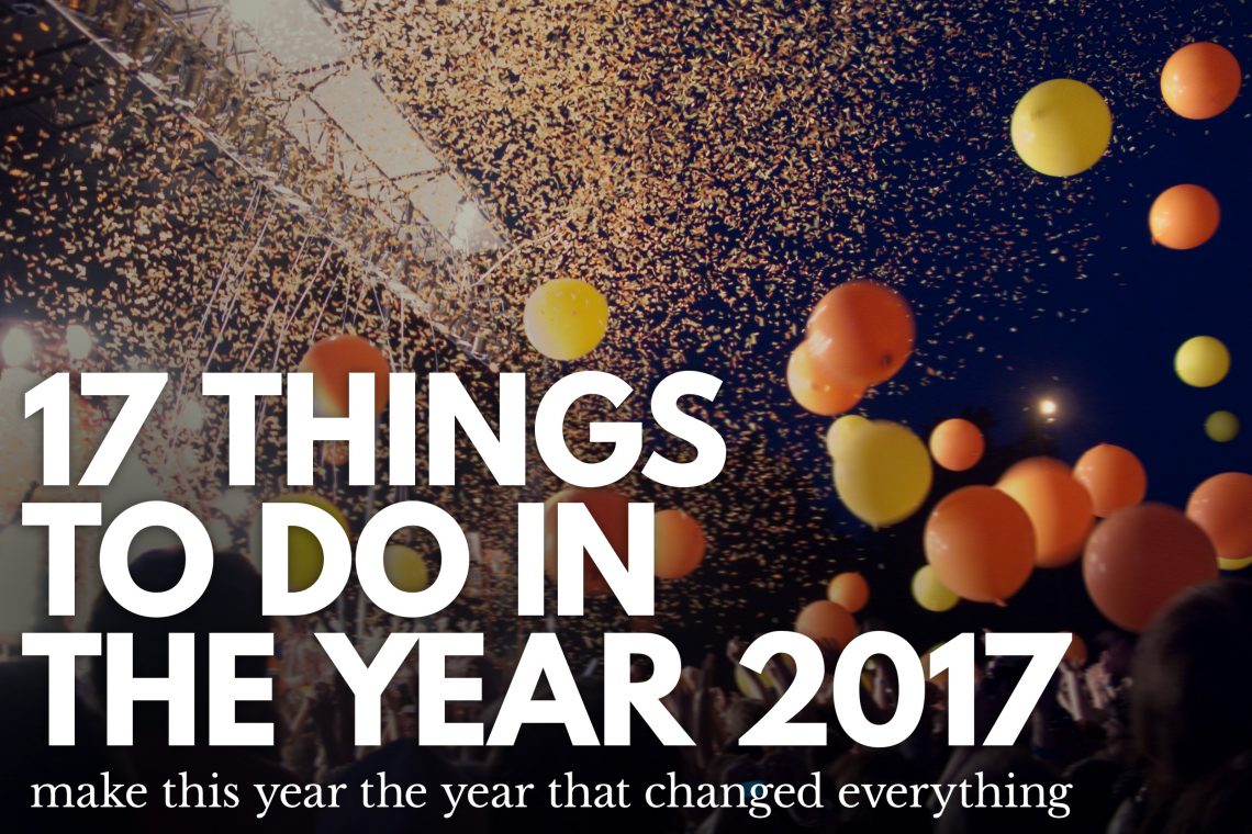 17 ways in 2017
