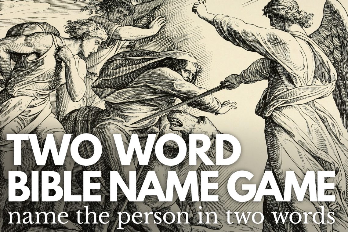 2 Word Bible Name Game