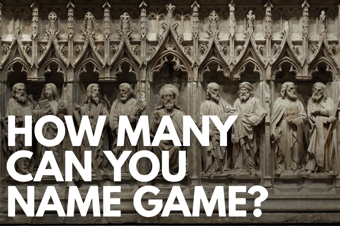 How Many Can You Name Game