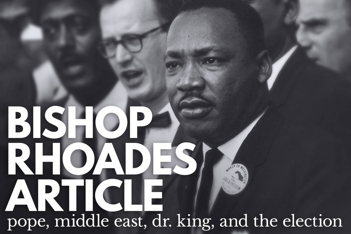 MLKjr in Bishop Rhoades Article