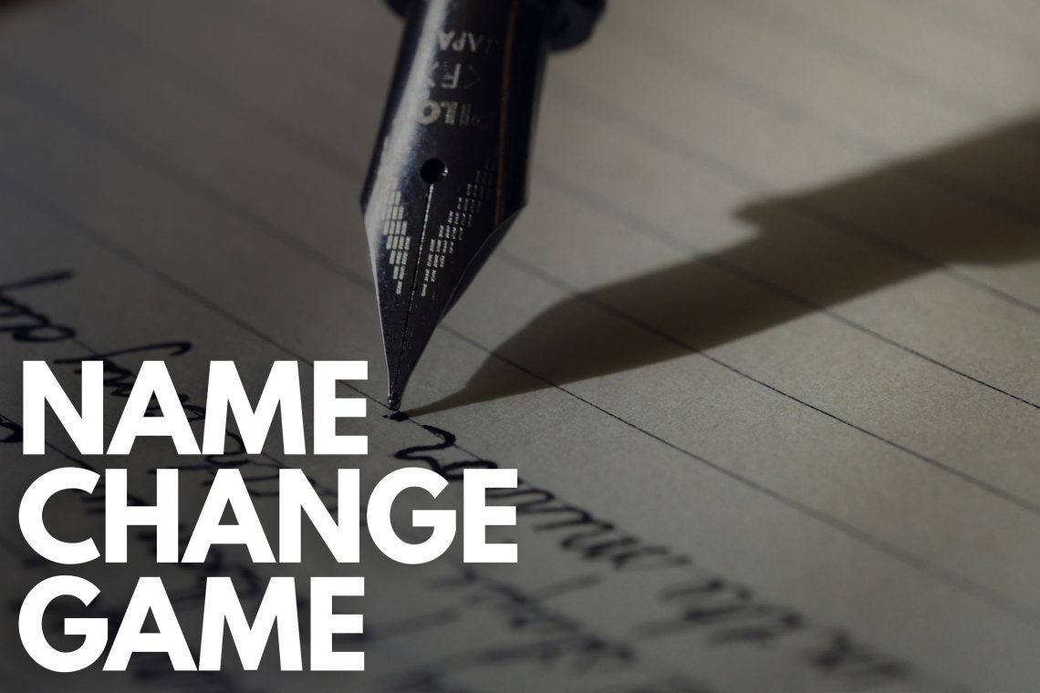 Name Change Game