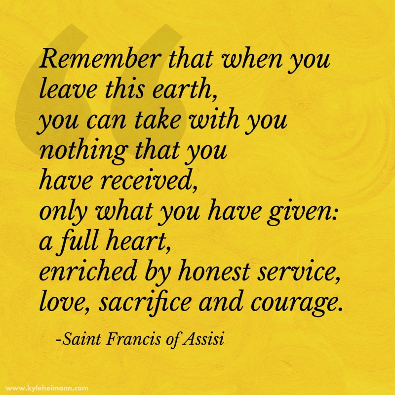 stfrancisquote
