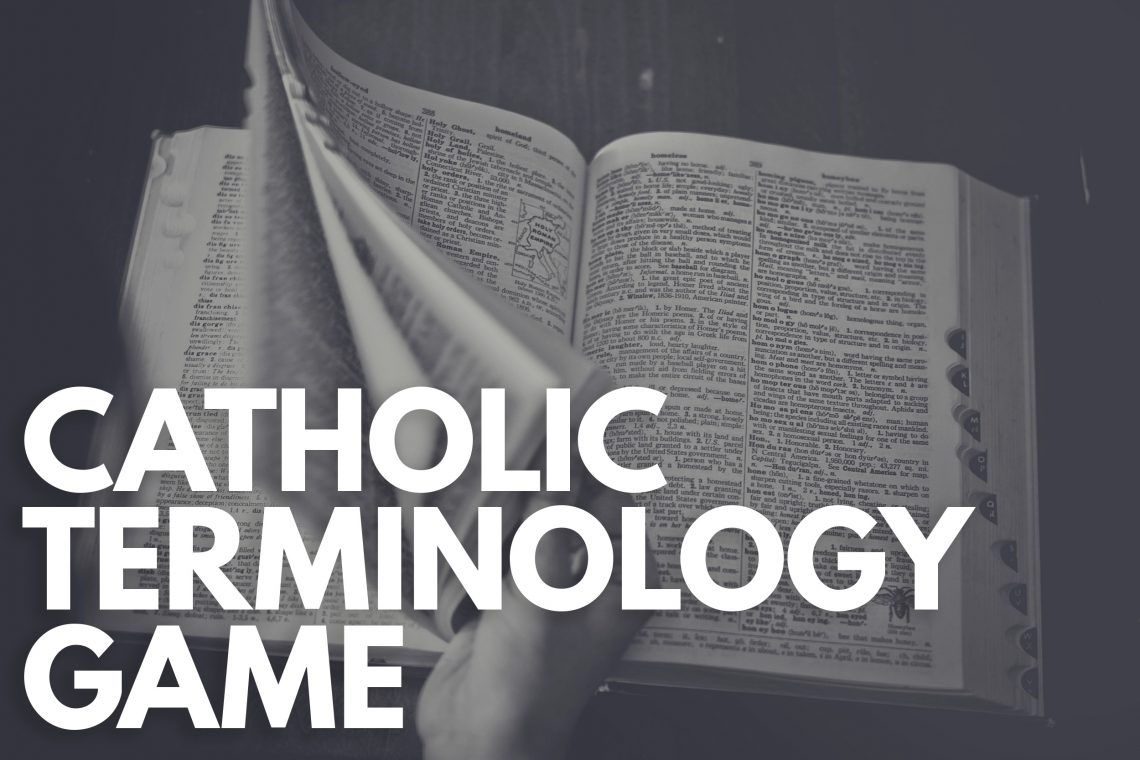 Catholic Terms Game